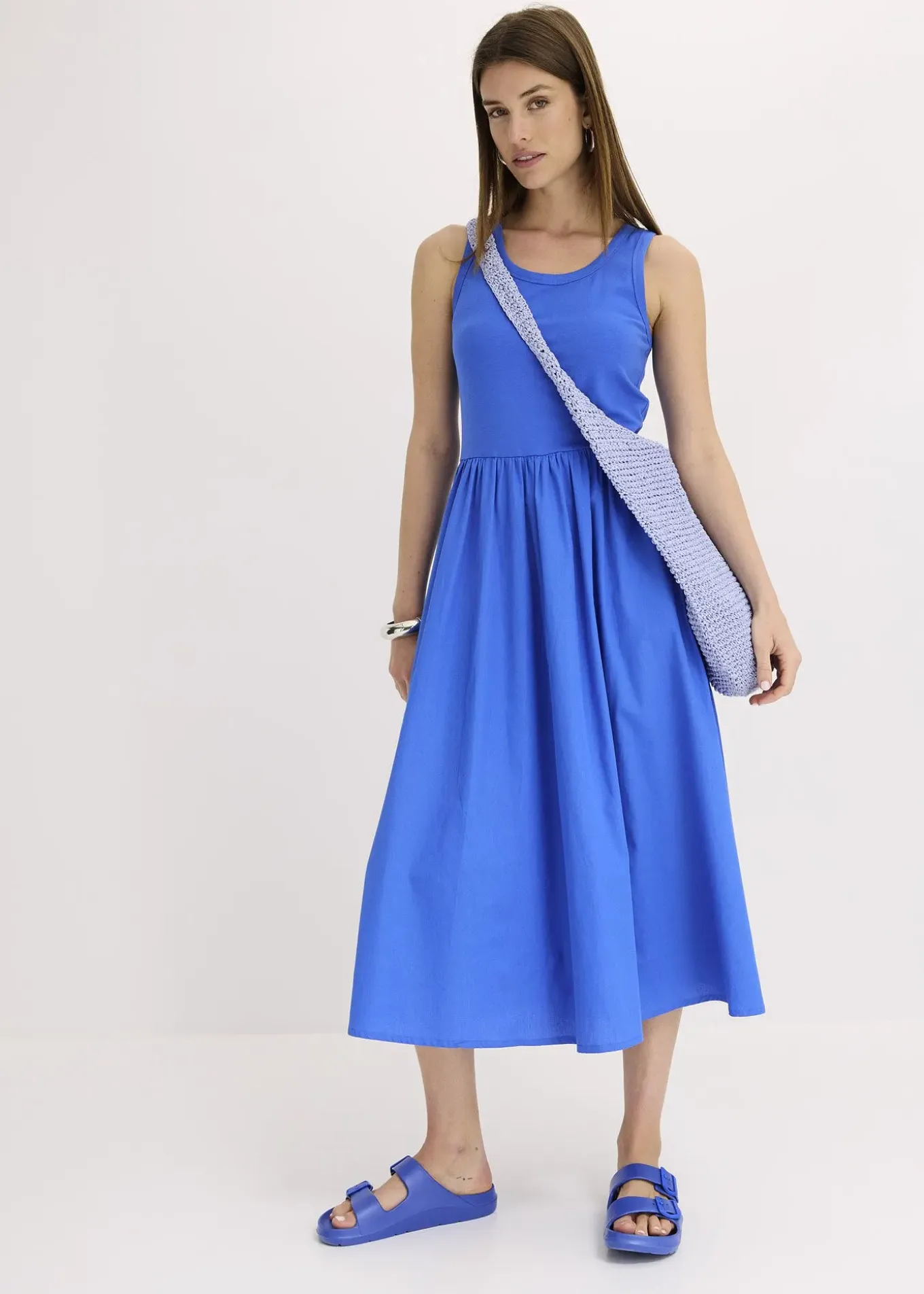 Robe en jersey bi-matière