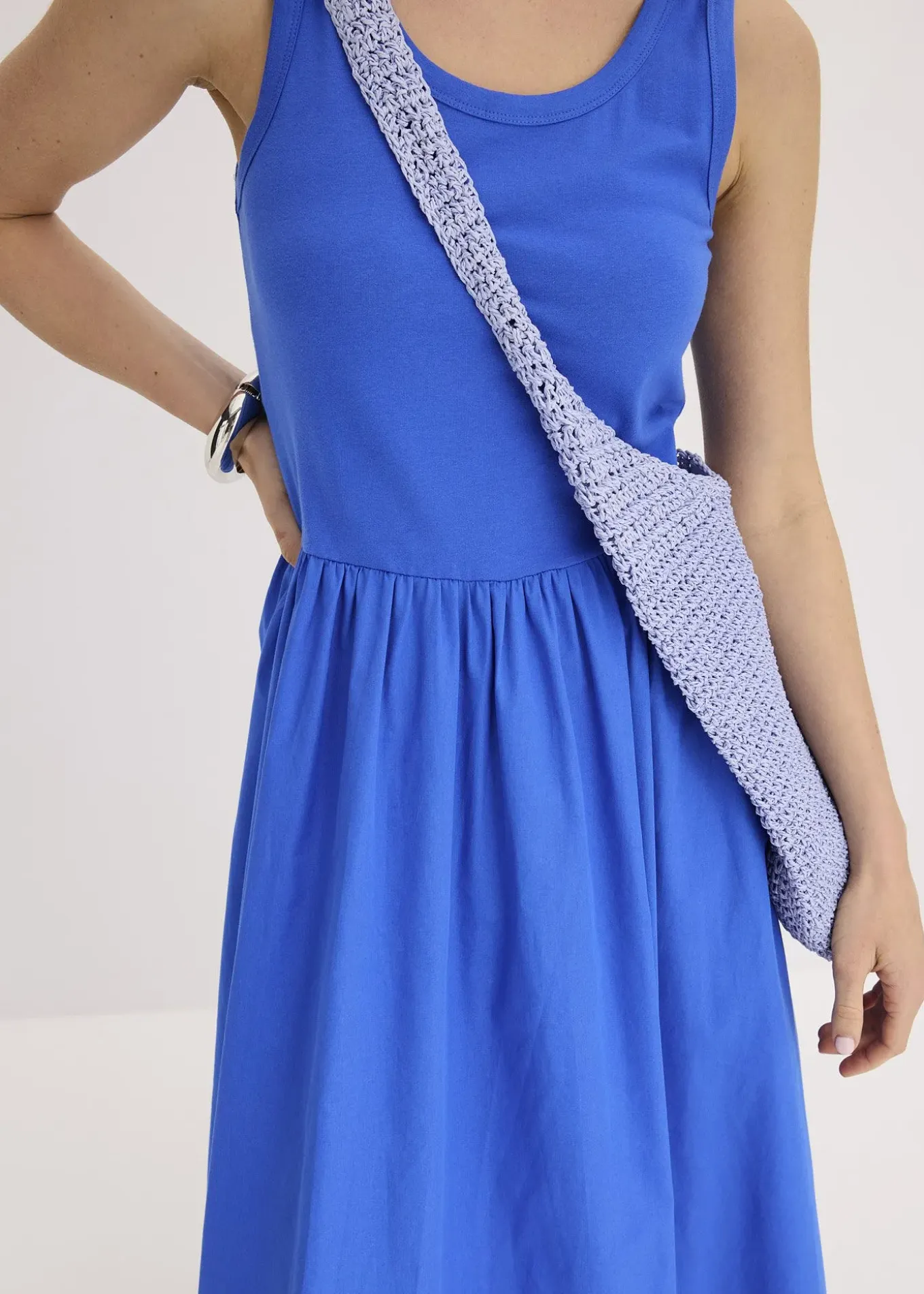 Robe en jersey bi-matière