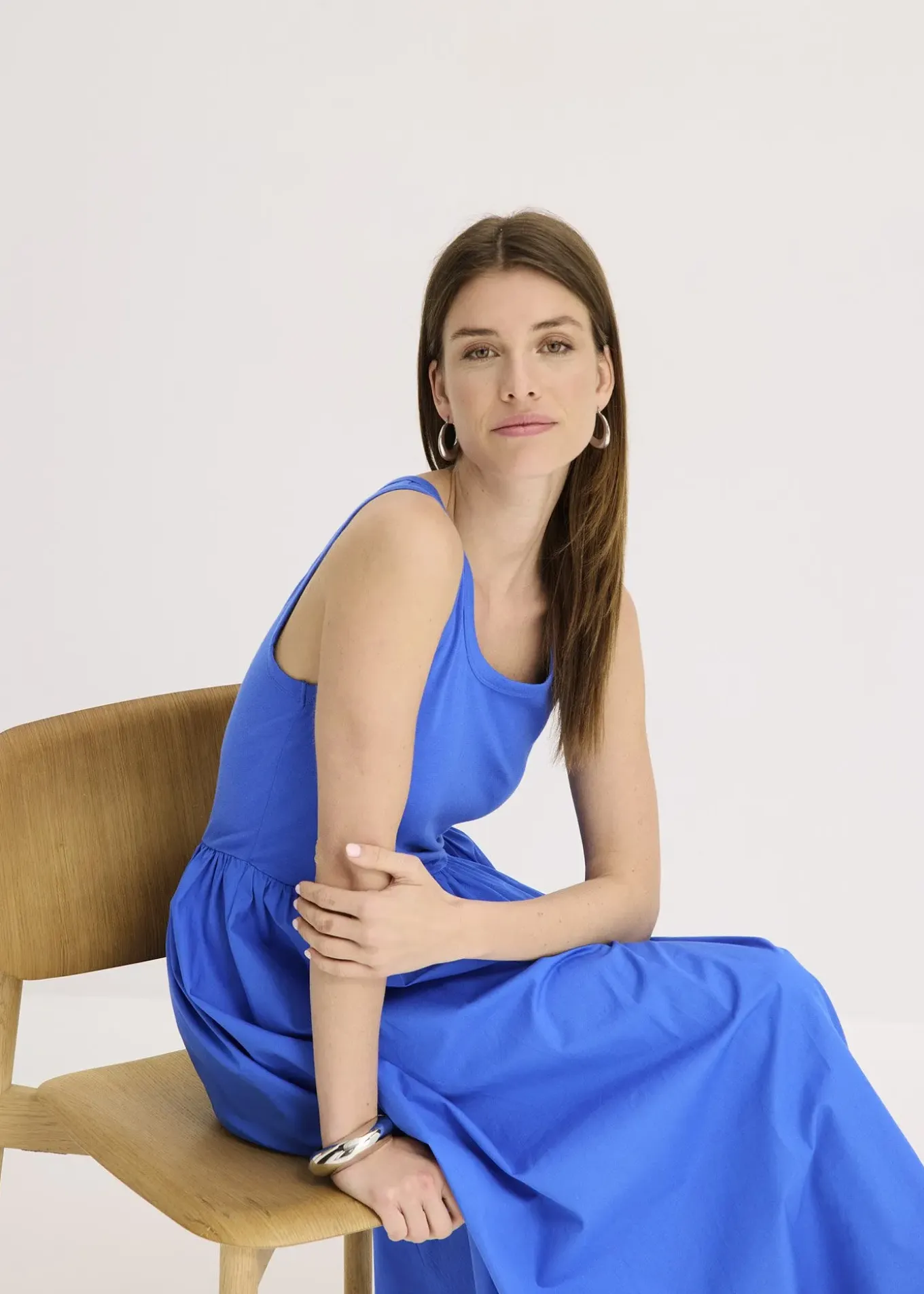 Robe en jersey bi-matière