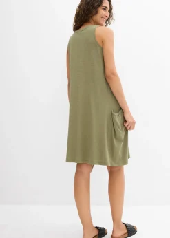 Robe en jersey coton avec poches