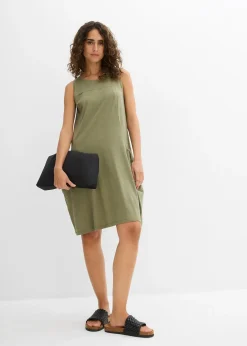 Robe en jersey coton avec poches