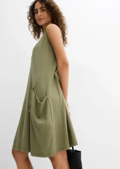 Robe en jersey coton avec poches