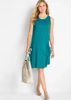 Robe en jersey coton avec poches