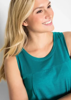 Robe en jersey coton avec poches