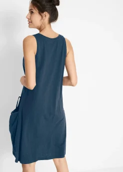 Robe en jersey coton avec poches