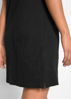 Robe en jersey coton flammé