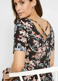 Robe en jersey coupe trapèze