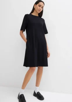 Robe en jersey, coupe trapèze