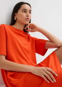 Robe en jersey, coupe trapèze