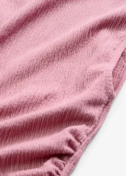 Robe en jersey crêpe texturé