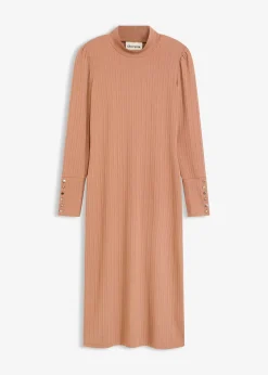 Robe en jersey côtelé