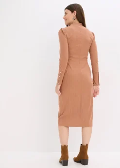 Robe en jersey côtelé