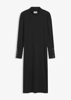 Robe en jersey côtelé