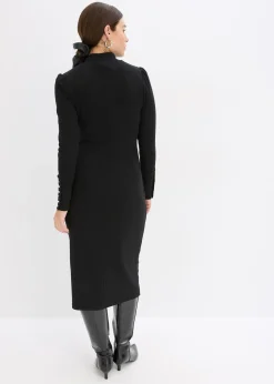 Robe en jersey côtelé