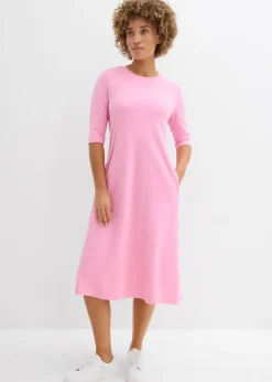 Robe en jersey de coton épais