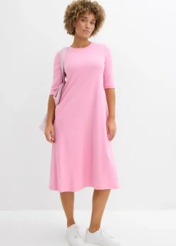 Robe en jersey de coton épais