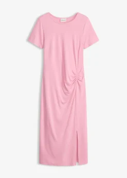 Robe en jersey de viscose mélangée