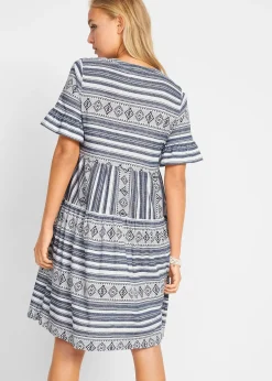 Robe en jersey de viscose mélangée