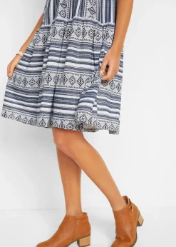 Robe en jersey de viscose mélangée