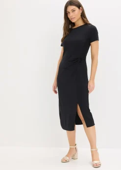 Robe en jersey de viscose mélangée