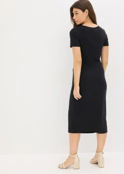 Robe en jersey de viscose mélangée