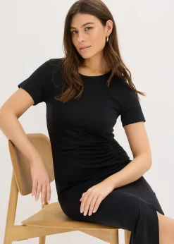 Robe en jersey de viscose mélangée