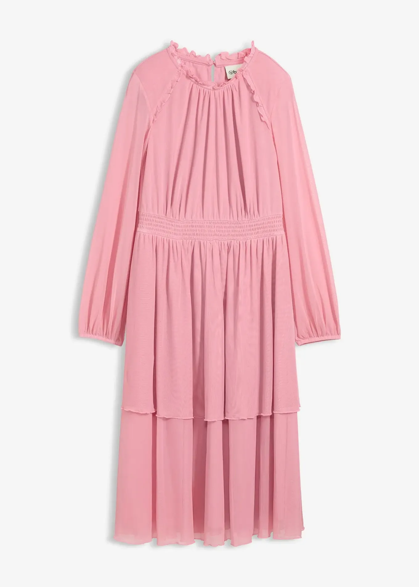 Robe en jersey et mesh fin