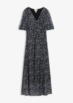 Robe en jersey et mesh fin