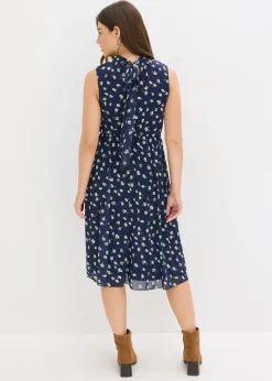 Robe en jersey et mesh fin