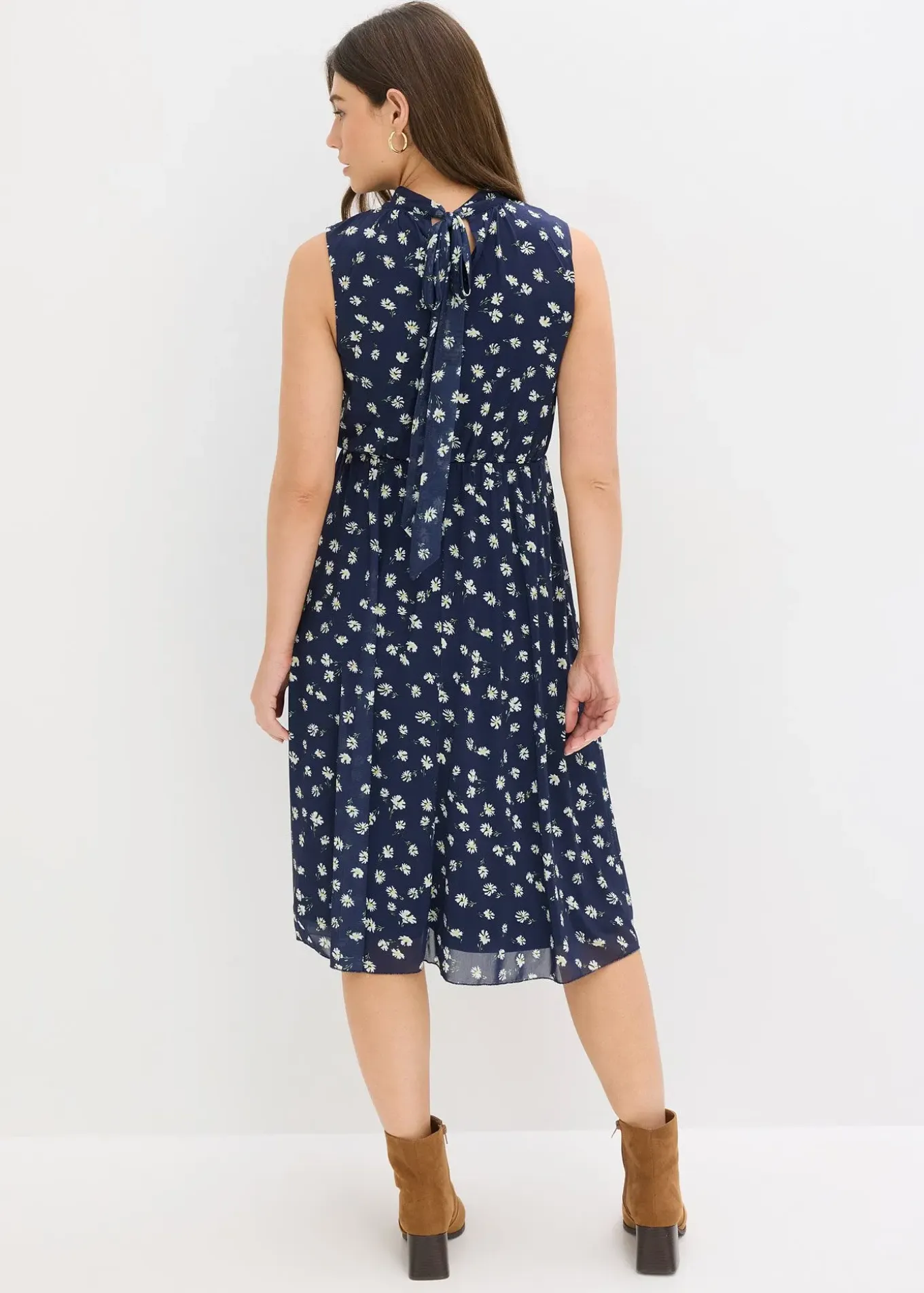 Robe en jersey et mesh fin