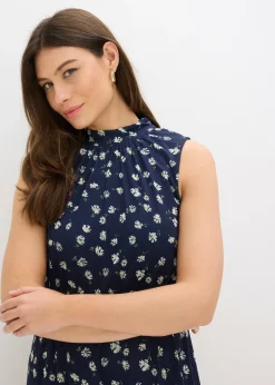 Robe en jersey et mesh fin