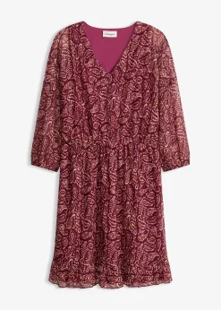 Robe en jersey et mesh fin