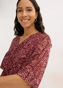 Robe en jersey et mesh fin