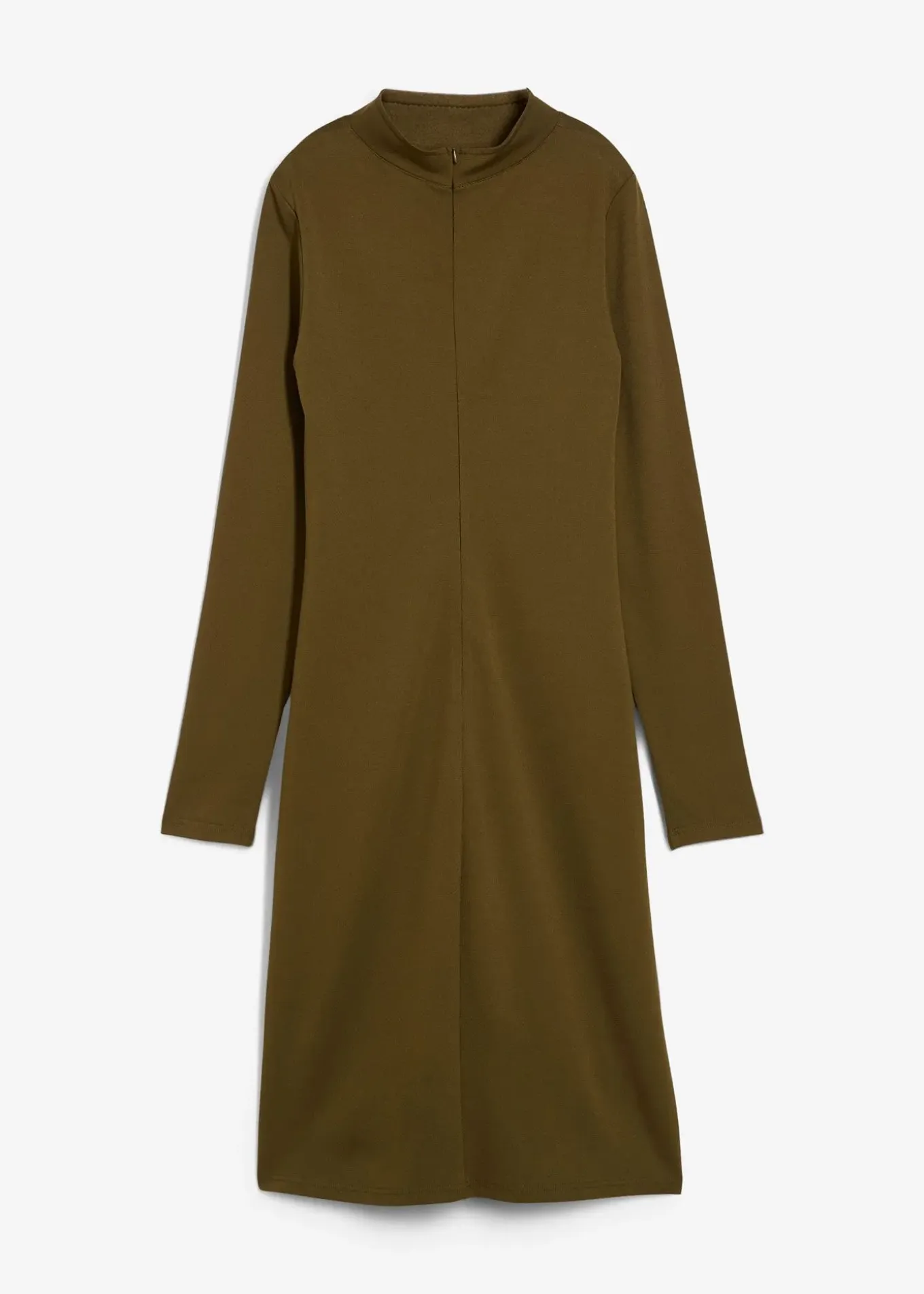 Robe en jersey milano à col montant