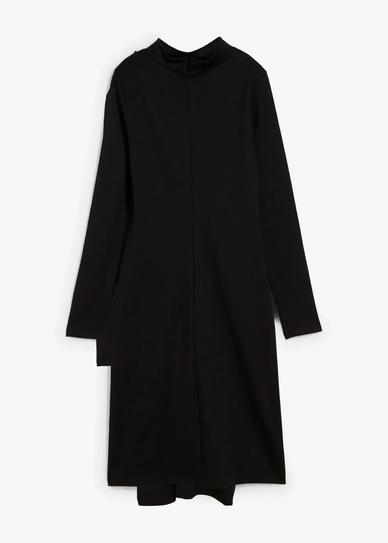 Robe en jersey milano à col montant