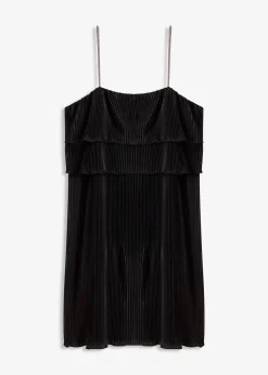 Robe en jersey plissé