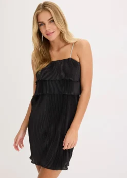 Robe en jersey plissé