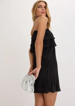 Robe en jersey plissé