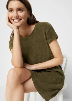 Robe en jersey éponge