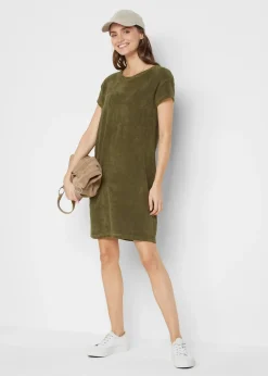 Robe en jersey éponge