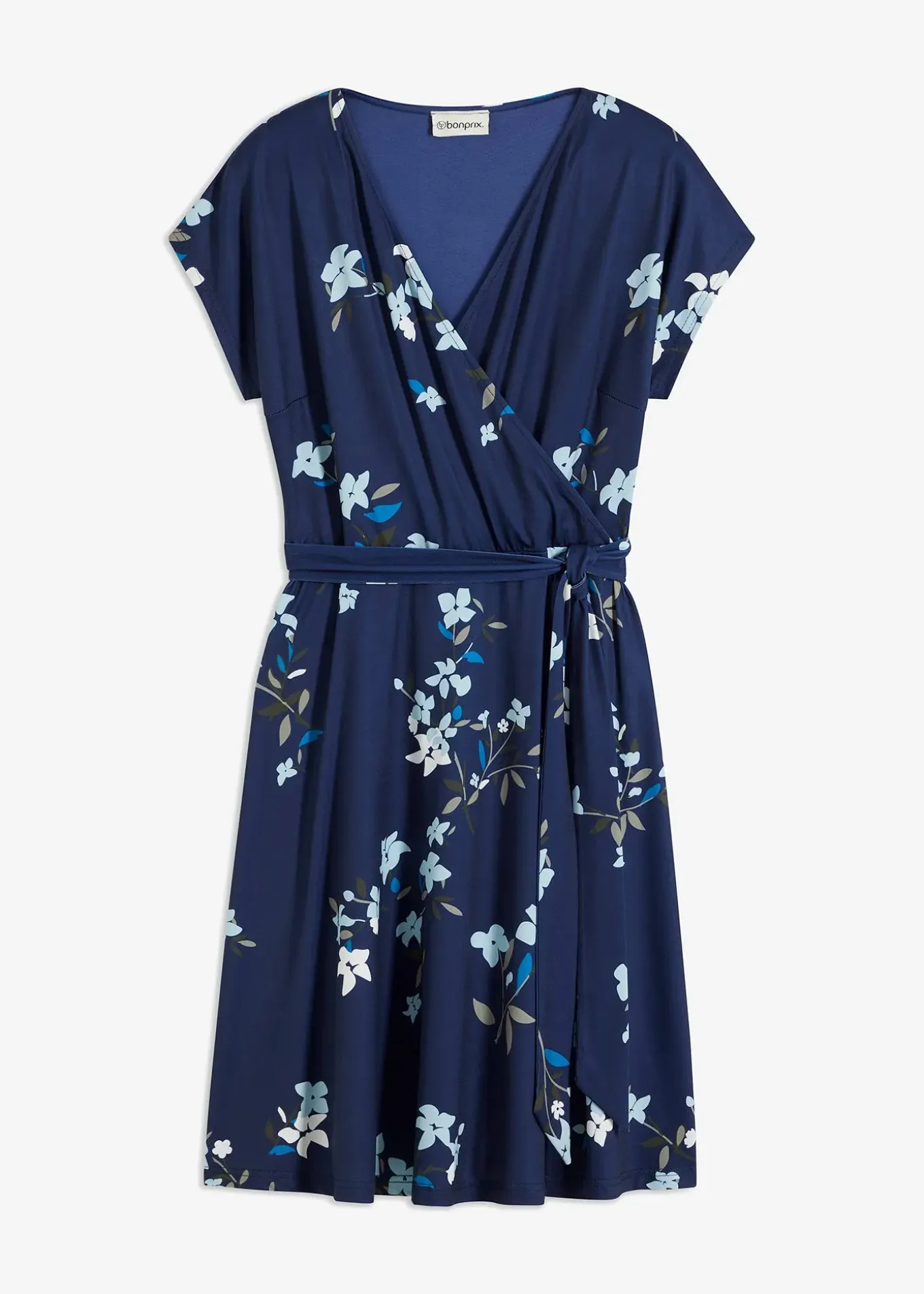 Robe en jersey style portefeuille