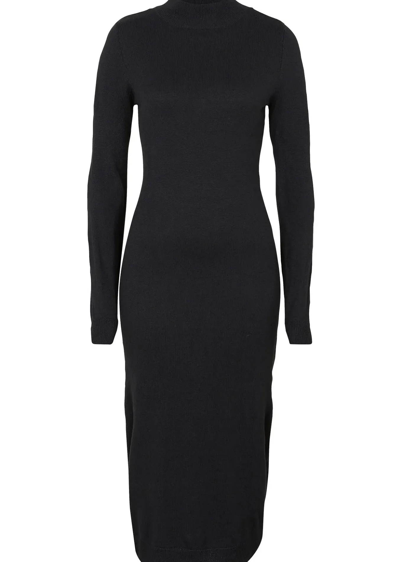 Robe en maille à col montant