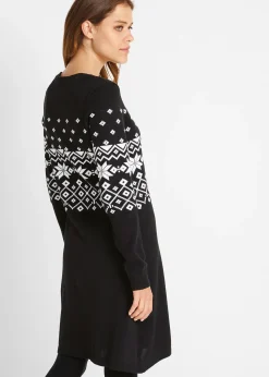 Robe en maille à motif norvégien