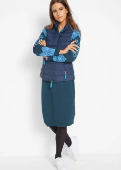 Robe en maille à motif norvégien