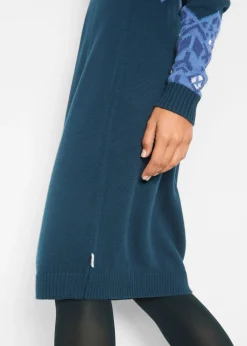 Robe en maille à motif norvégien