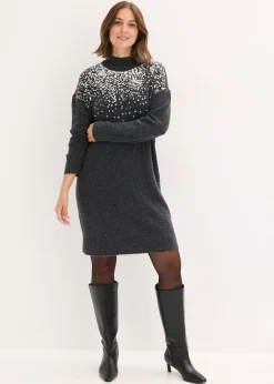 Robe en maille à sequins