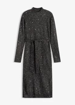 Robe en maille à sequins