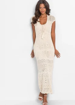 Robe en maille ajourée