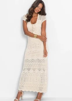 Robe en maille ajourée