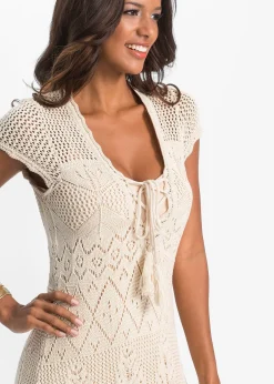 Robe en maille ajourée